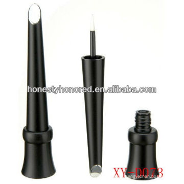 Cone shape empty plastic cosmetic eyeliner bottle,cosmetic tube for makeup